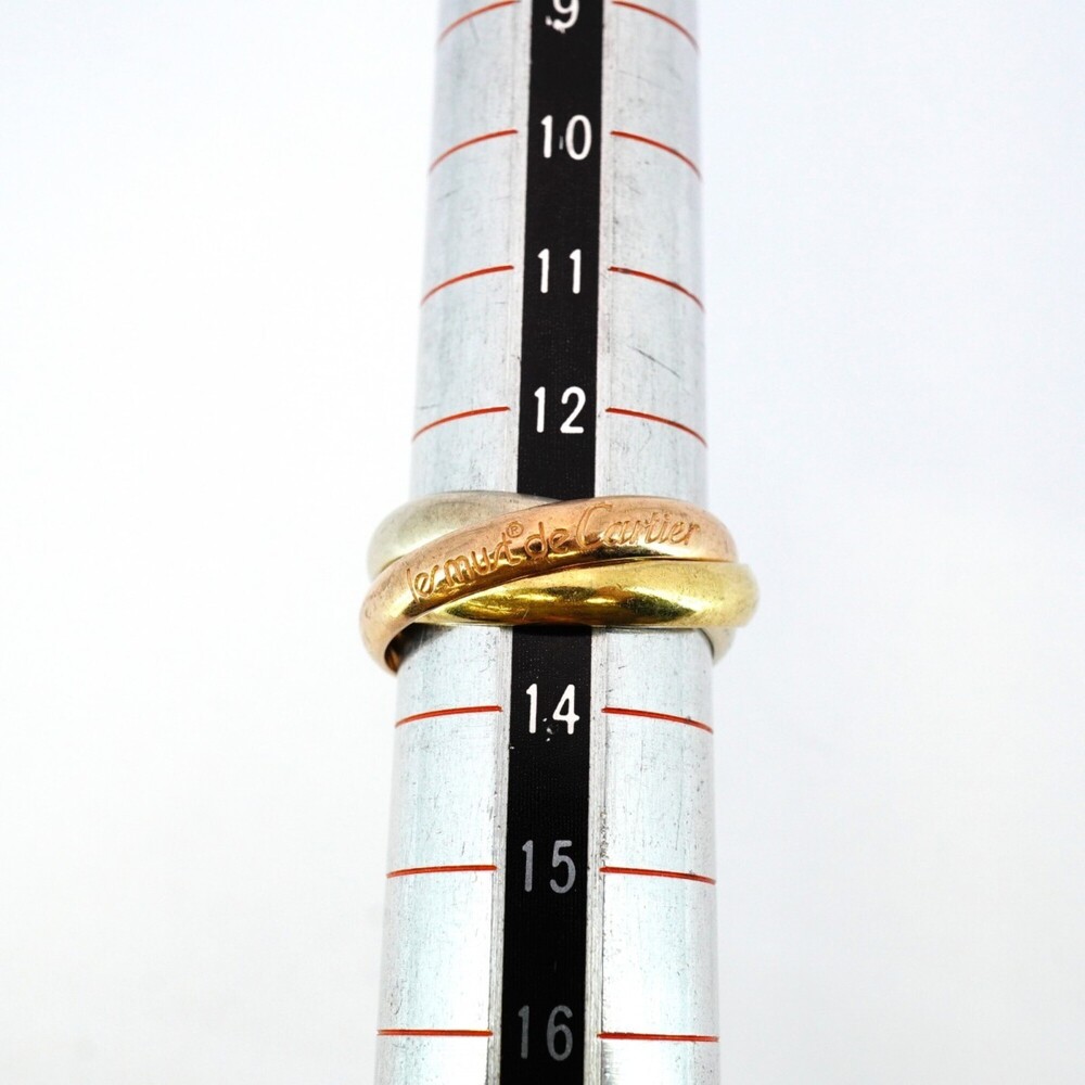 CARTIER 18k Gold Trinity Ring #54 - Picture 7 of 8